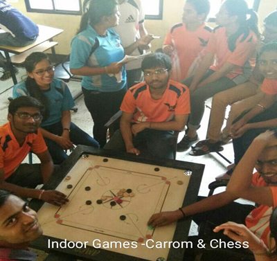 Intra-college Carrom matches (Boys)