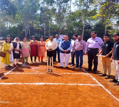Inauguration of Intra-college sports events -2020 with the hands of Dr.Ambadas Kulkarni , Dr.S.L.Dasari & other teachers of A.S.S.Ayurved College, Nashik