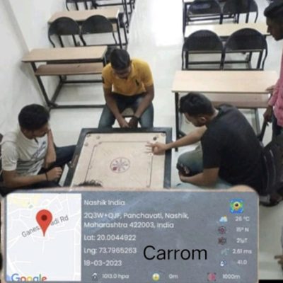 Intra College Carrom matches (Boys)