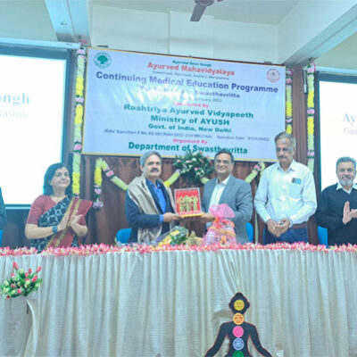 CME for teachers in Swasthvrutta